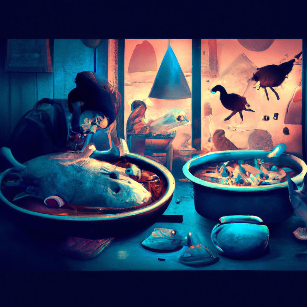 Imagem de capa do post "Sonhar com Sopa de Galinha: Descubra o Significado!". com um desenho digital
