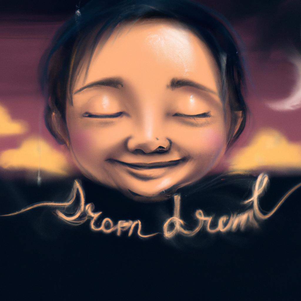 Imagem de capa do post "Descubra o Significado de Sonhar com Sorriso Bonito!" com um desenho digital