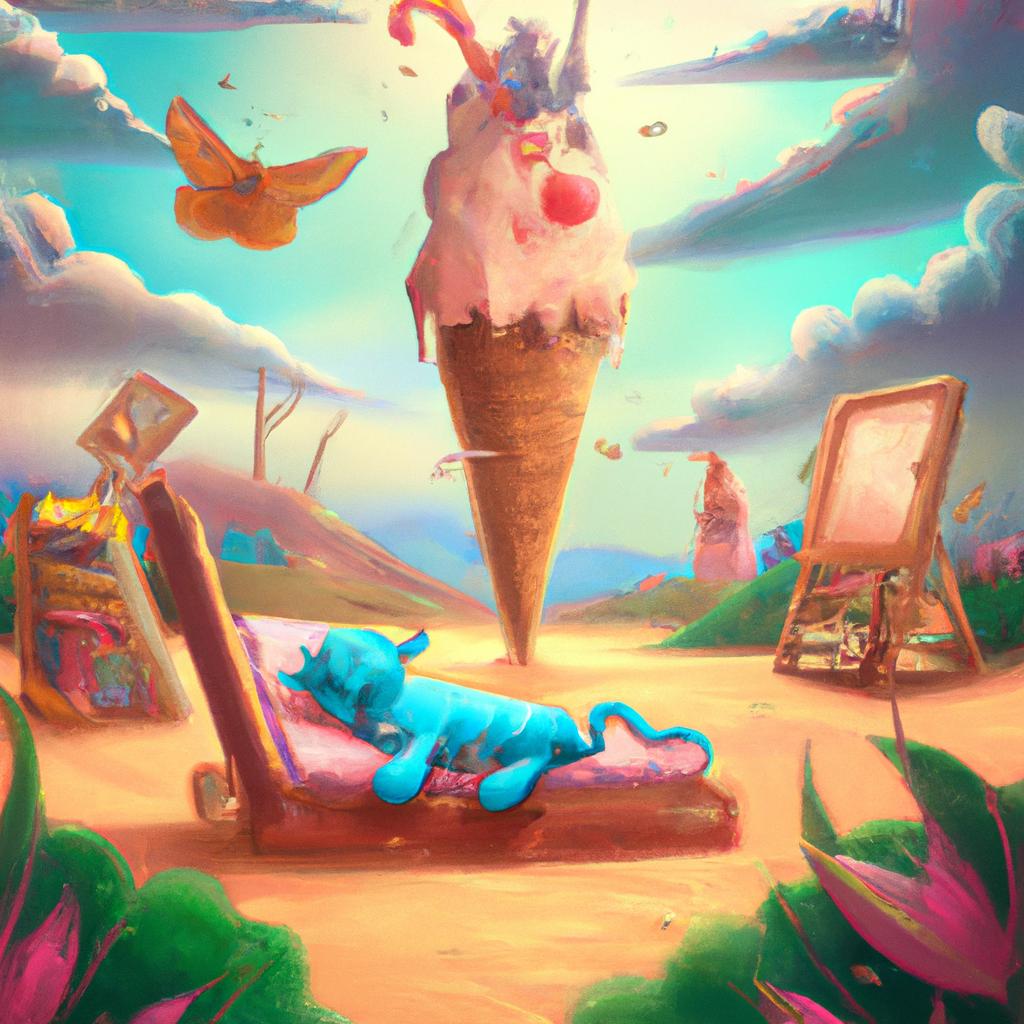 Imagem de capa do post "Descubra o que Sonhar com Sorvete Jogo do Bicho Significa!" com um desenho digital