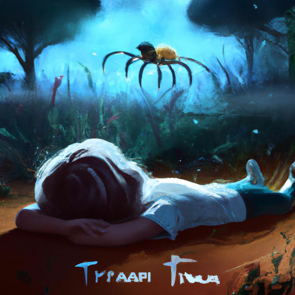 Imagem de capa do post Sonhar com Tarantula: O Que Significa? com um desenho digital
