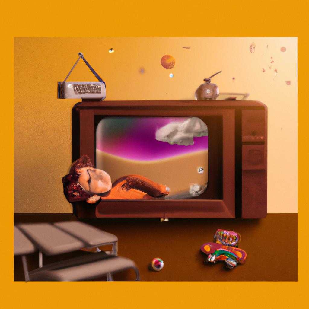 Imagem de capa do post Sonhar com Televisão Antiga: Descubra o Que Significa! com um desenho digital