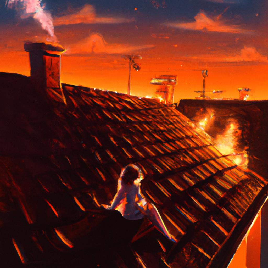 sonhar com telhado pegando fogo3