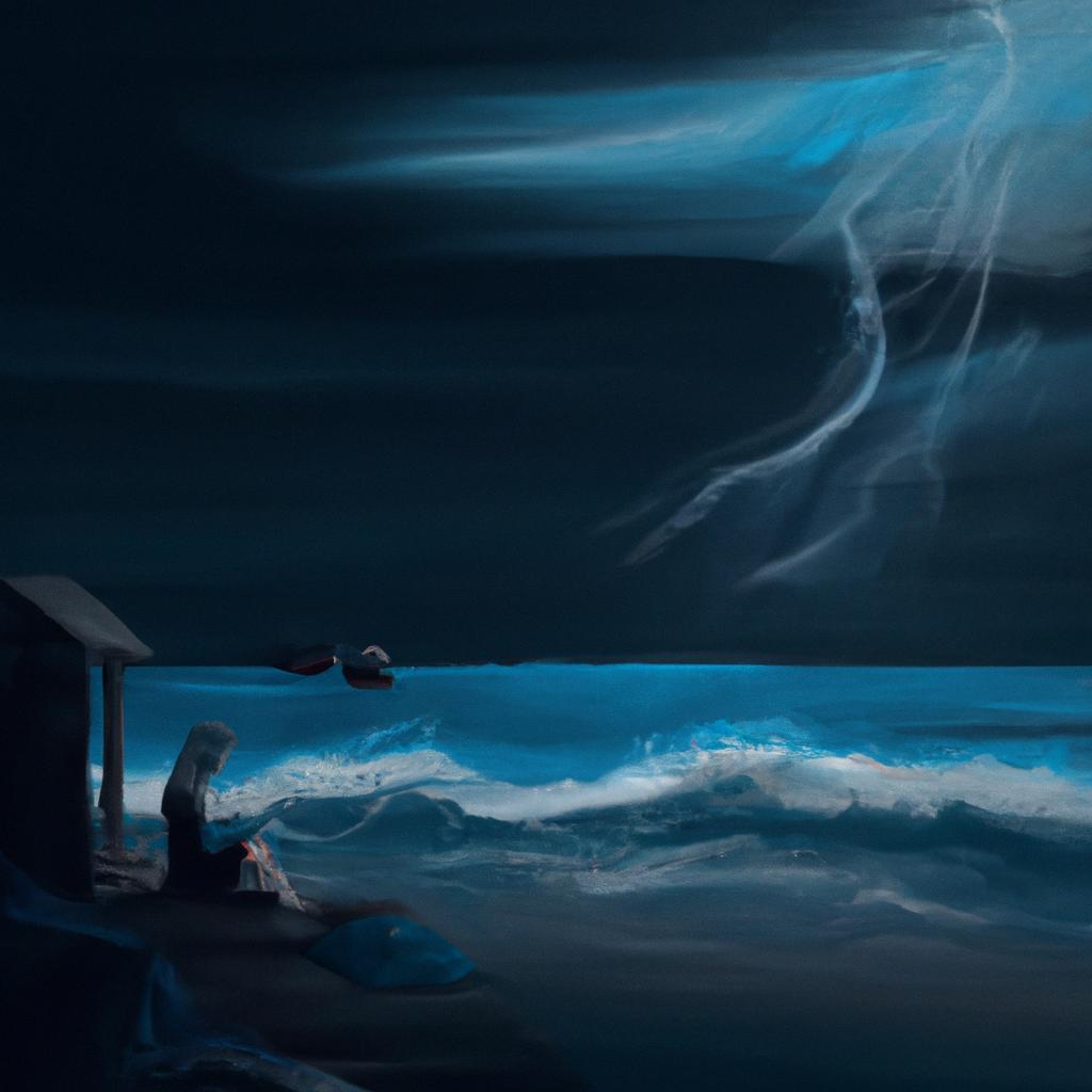 sonhar com tempestade na praia2