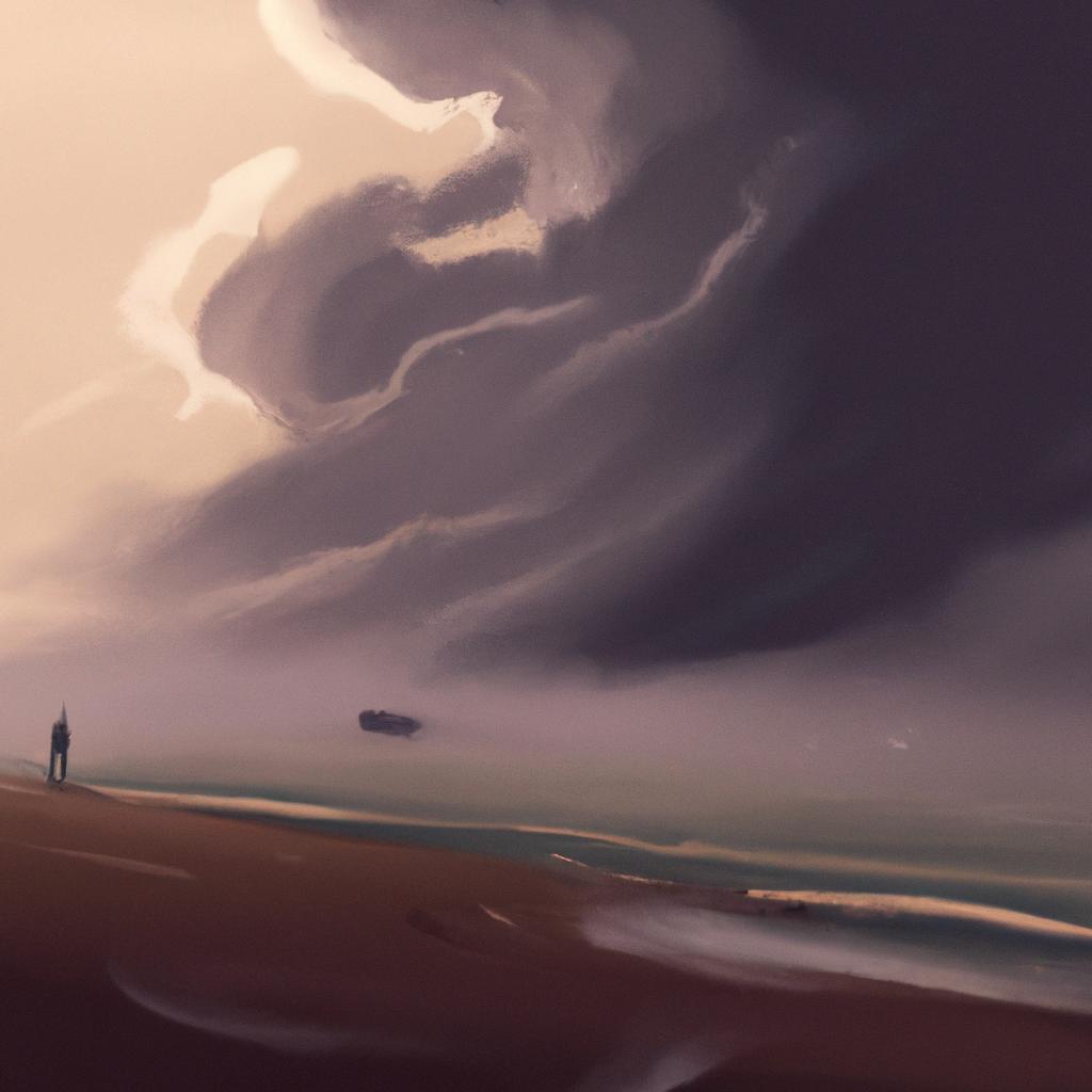 sonhar com tempestade na praia3