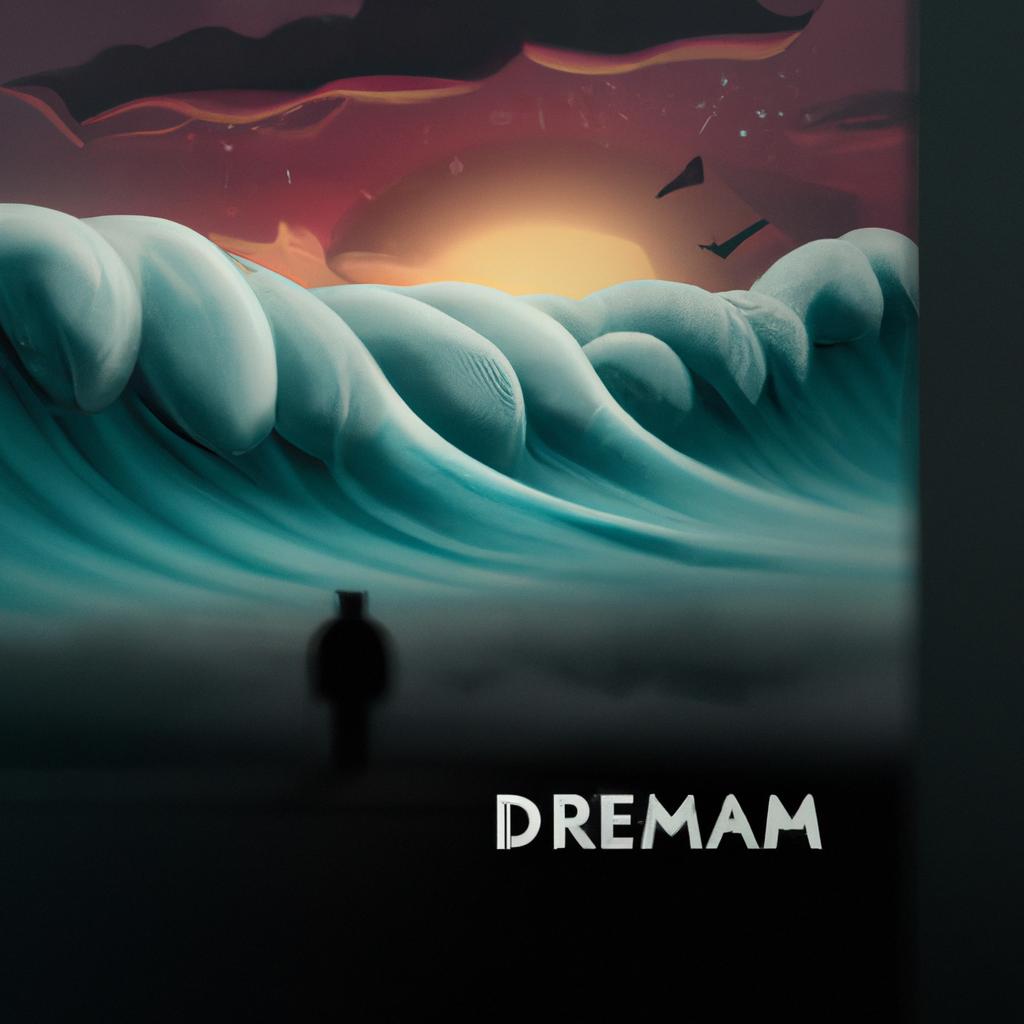 Imagem de capa do post Sonhar com Tsunami: O Significado Escondido! com um desenho digital
