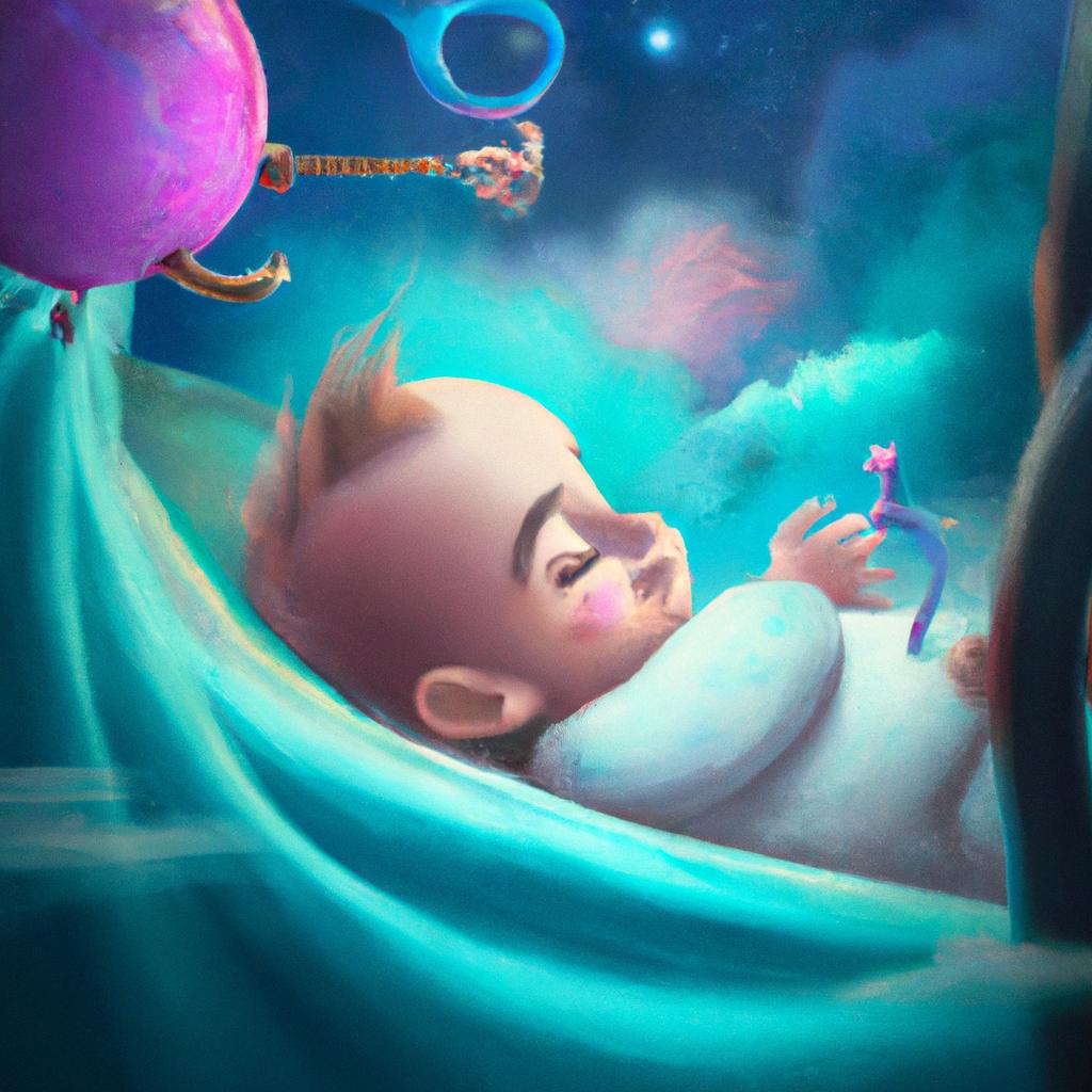 Imagem de capa do post Sonhar com um Bebê Recém-Nascido: Descubra o Significado! com um desenho digital