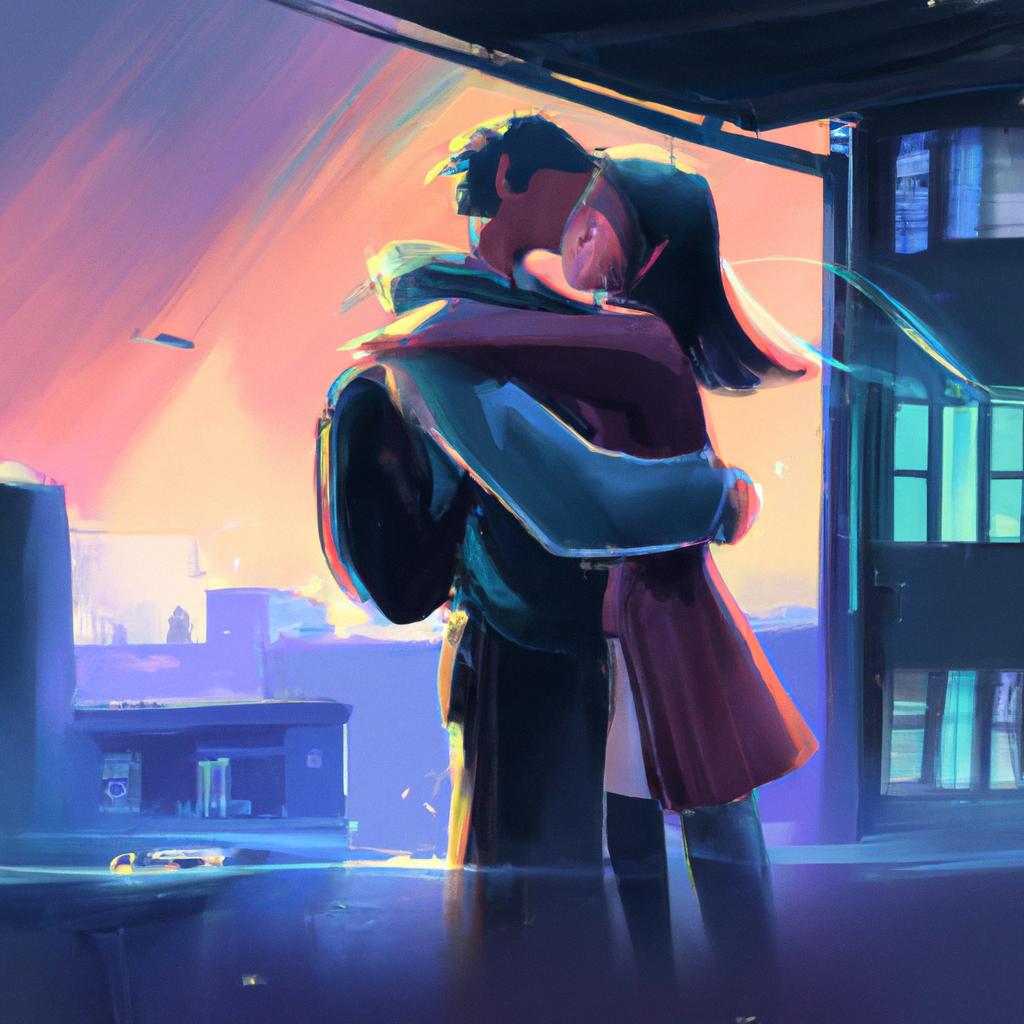 Imagem de capa do post "Descubra o Significado de Sonhar Com um Casal!" com um desenho digital