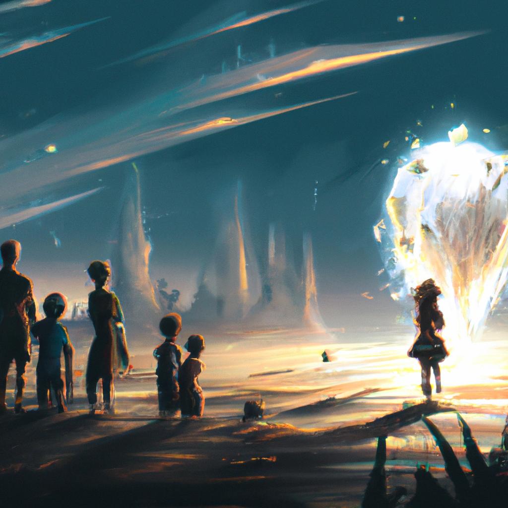 Imagem de capa do post "Descubra o Significado de Sonhar com um Monte de Crianças!" com um desenho digital