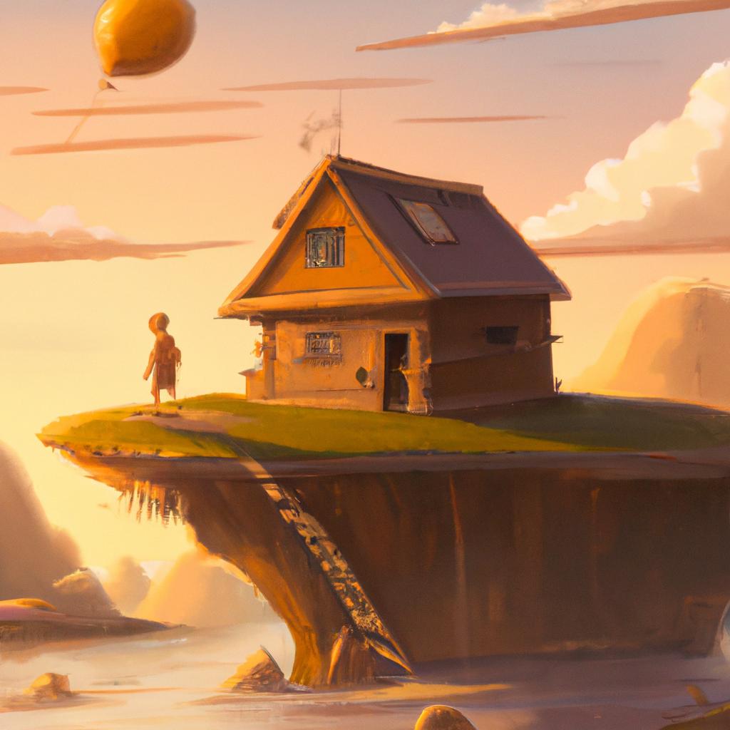 Imagem de capa do post "Descubra o Significado de Sonhar com uma Casa Grande!" com um desenho digital