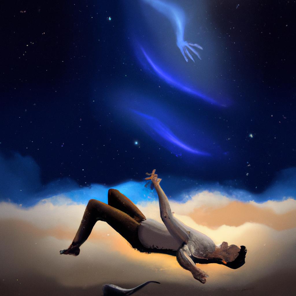Imagem de capa do post "Descubra o Significado de Sonhar com Pessoa Caindo!" com um desenho digital