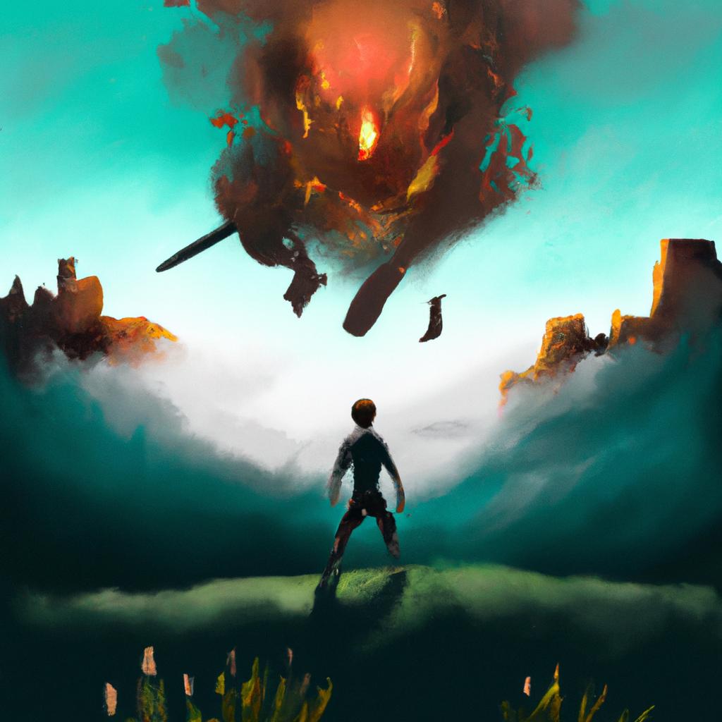 Imagem de capa do post "Sonhar com Pessoa Matando Outra: Descubra o Significado!" com um desenho digital