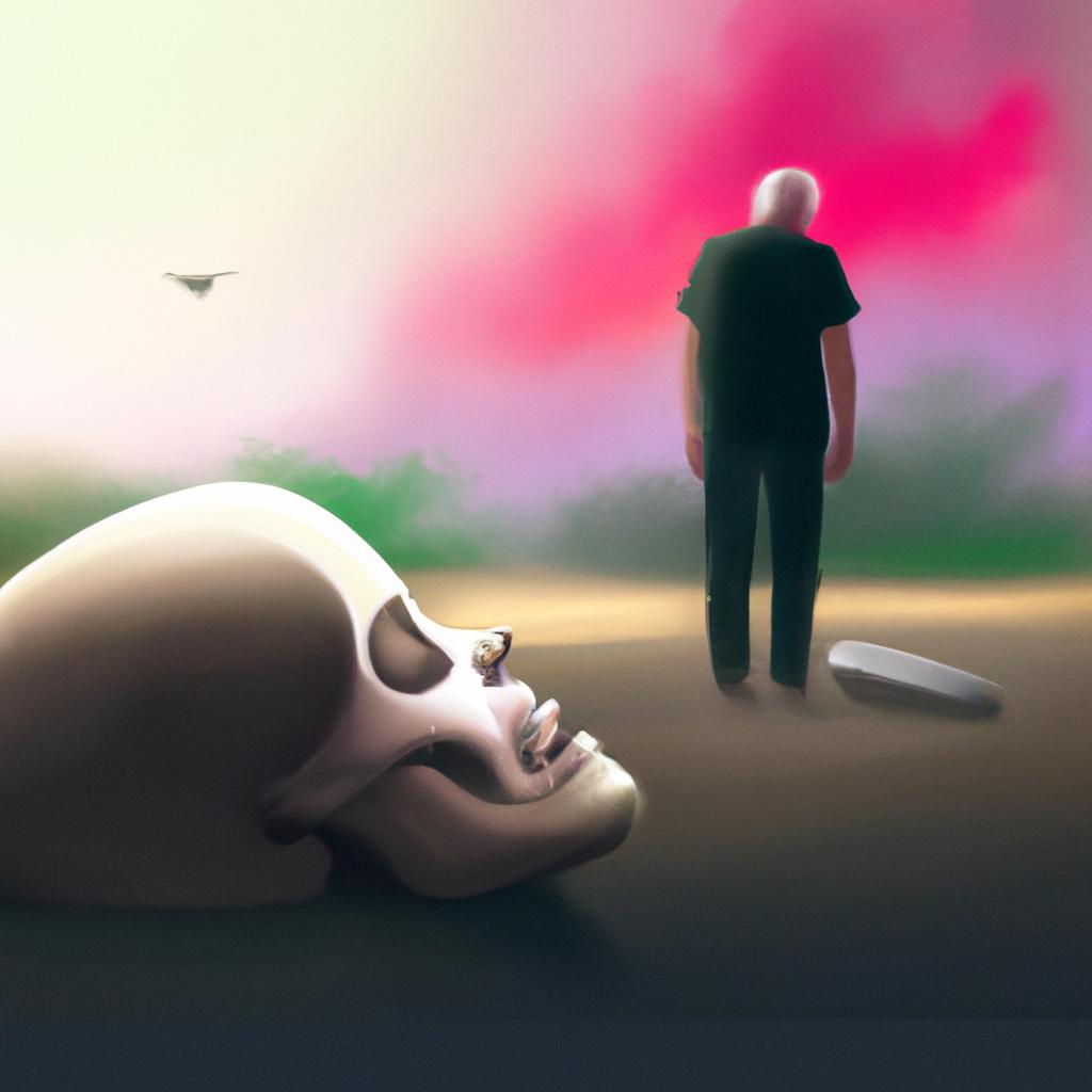 Imagem de capa do post "Sonhar Com Alguém Que Já Partiu: Aqui Estão os Significados!" com um desenho digital