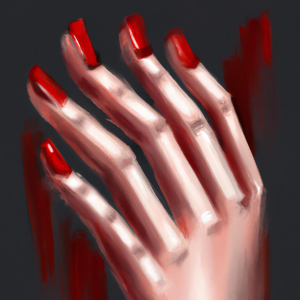 Imagem de capa do post Descubra o Significado de Sonhar com Unhas Pintadas de Vermelho! com um desenho digital