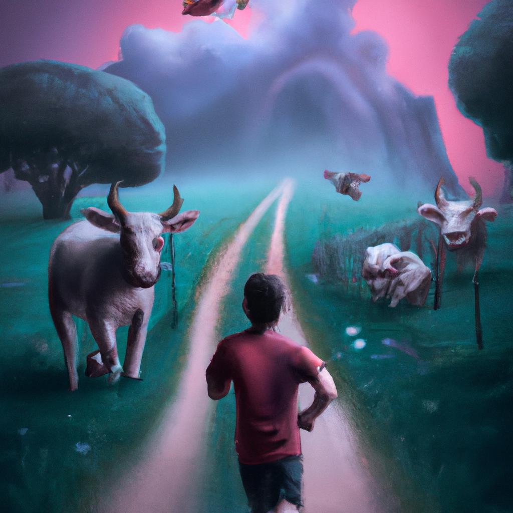 sonhar com vaca correndo atras de voce3