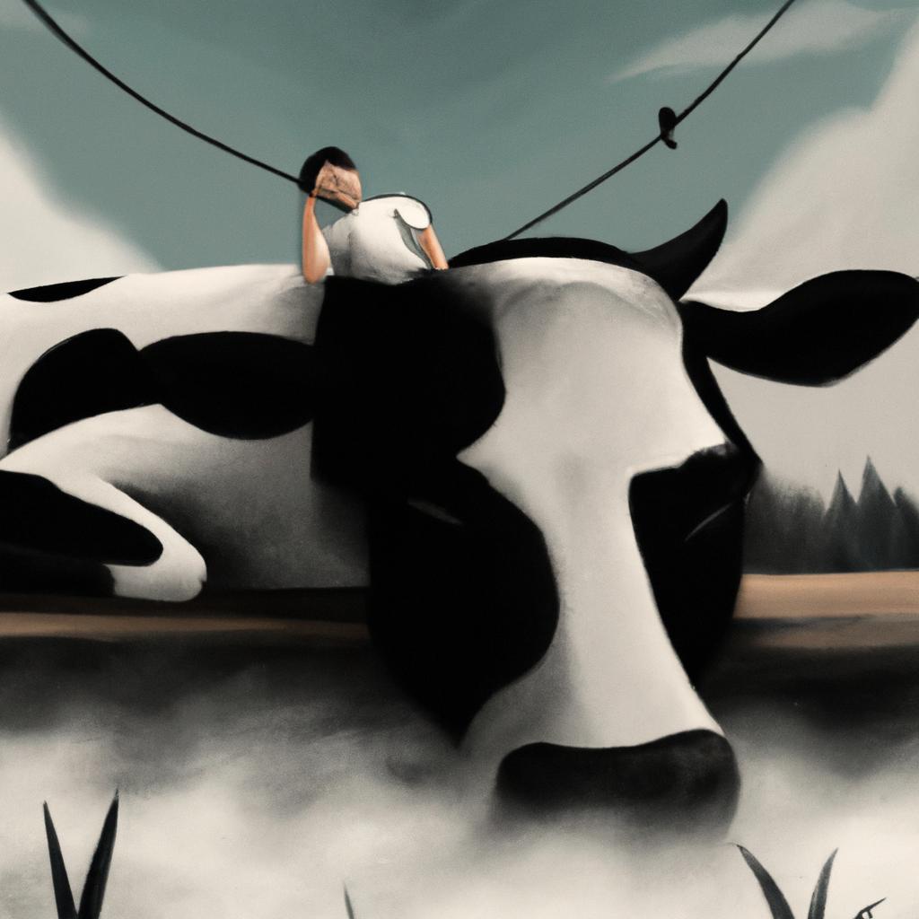 sonhar com vaca preta e branca3
