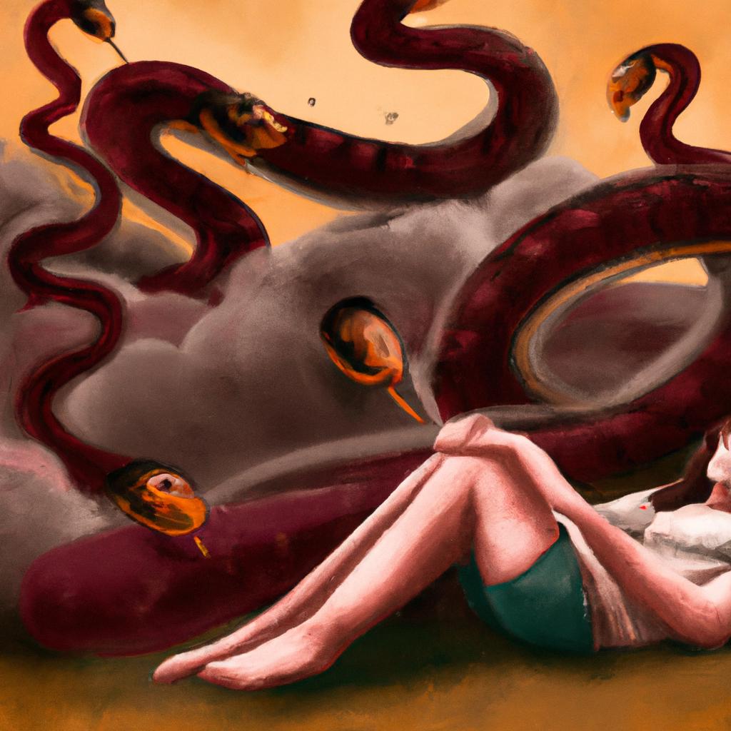 Sonhando com Várias Cobras Coloridas: Descubra o Significado! 4 sonhar com varias cobras coloridas2