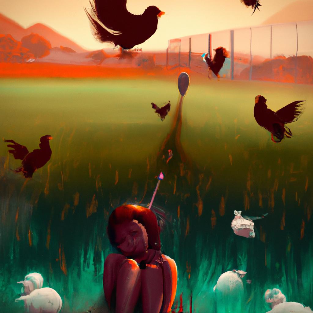 Imagem de capa do post Sonhar com Varias Galinhas: Descubra o Significado! com um desenho digital