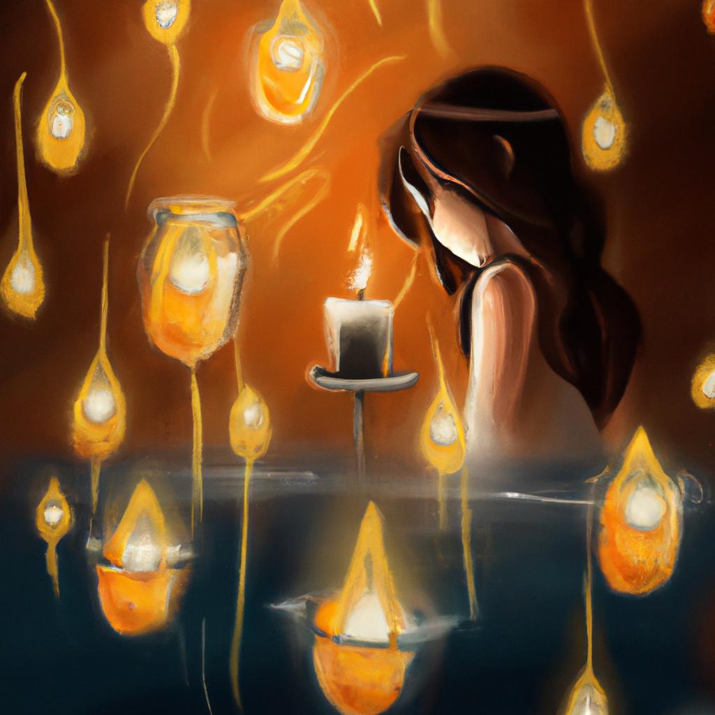 sonhar com varias velas acesas2