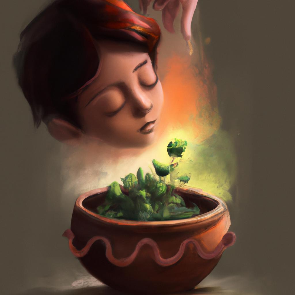 Imagem de capa do post "Descubra o Significado de Sonhar com Vaso de Barro!" com um desenho digital