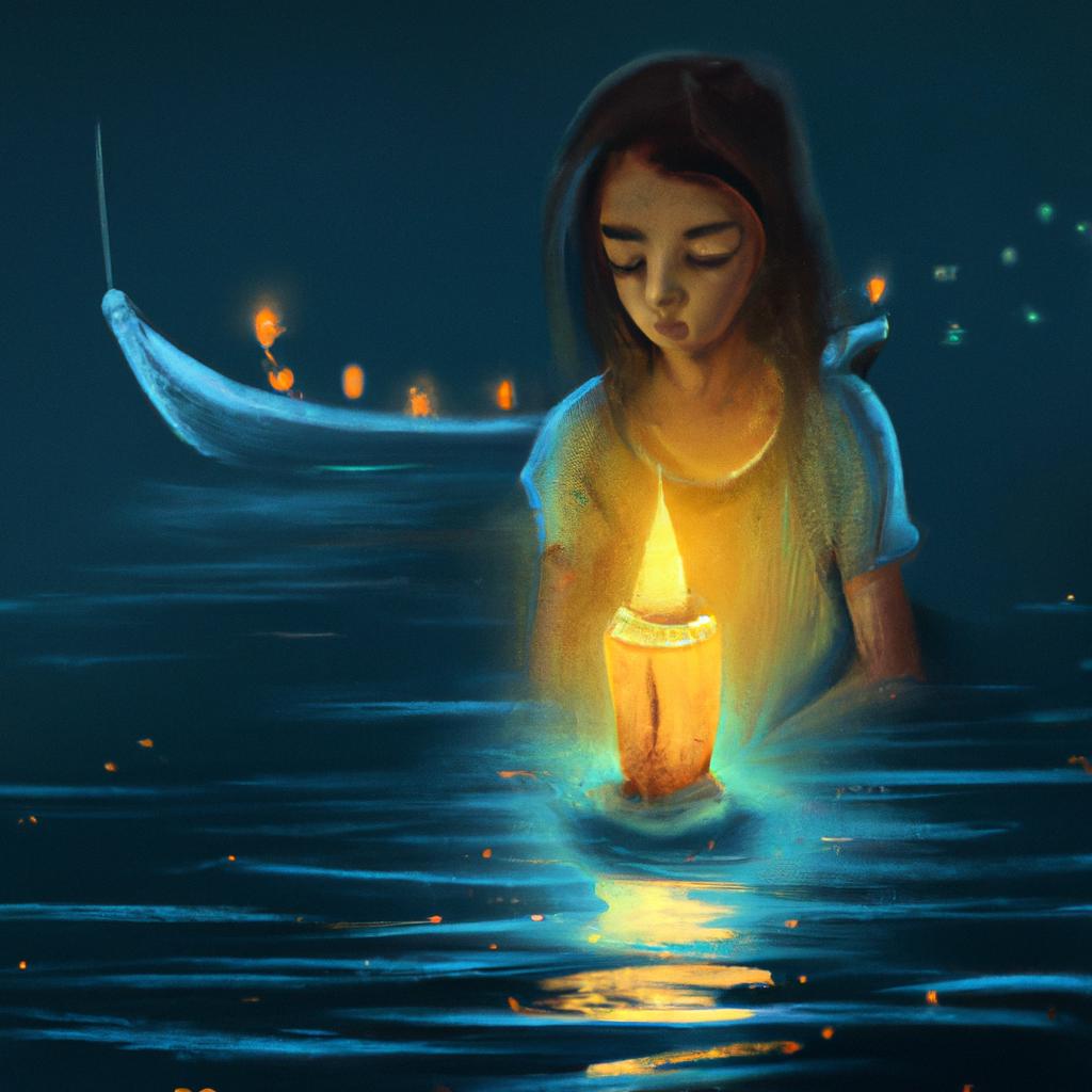 sonhar com vela azul3