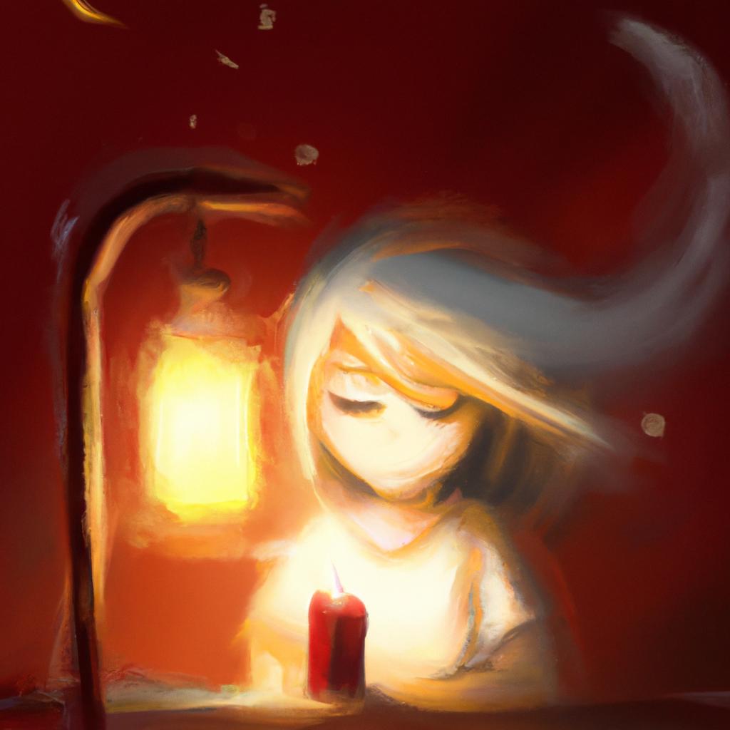 Imagem de capa do post "Sonhar com Vela Branca Quebrada: O que Significa?" com um desenho digital
