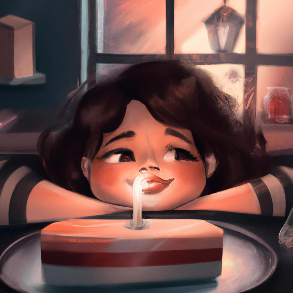 Imagem de capa do post "Descubra o Que Significa Sonhar com Vela de Aniversário!" com um desenho digital