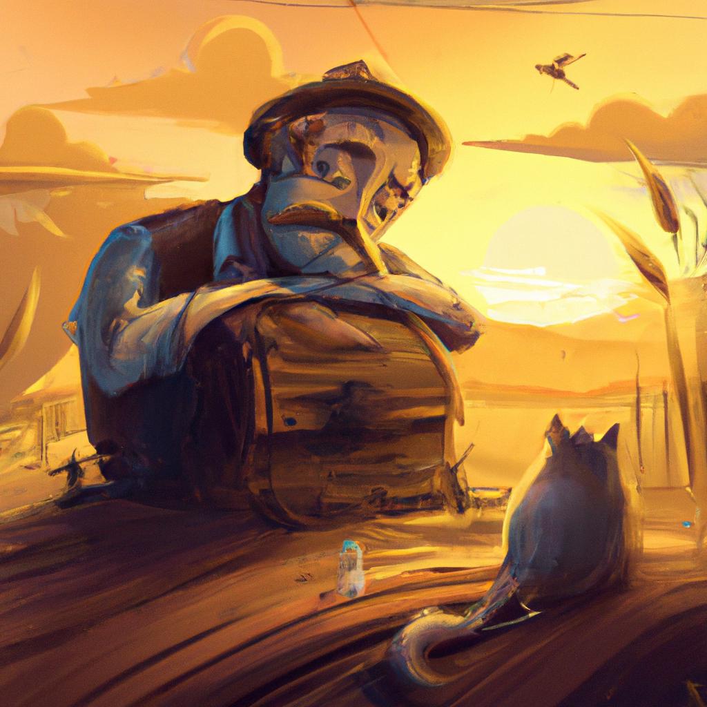 Imagem de capa do post "Descubra o Que Significa Sonhar com Velho Rico: Revelado!" com um desenho digital