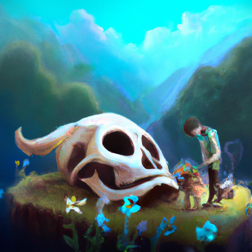 Imagem de capa do post "Descubra o Significado de Sonhar com Velório e Jogo do Bicho!" com um desenho digital