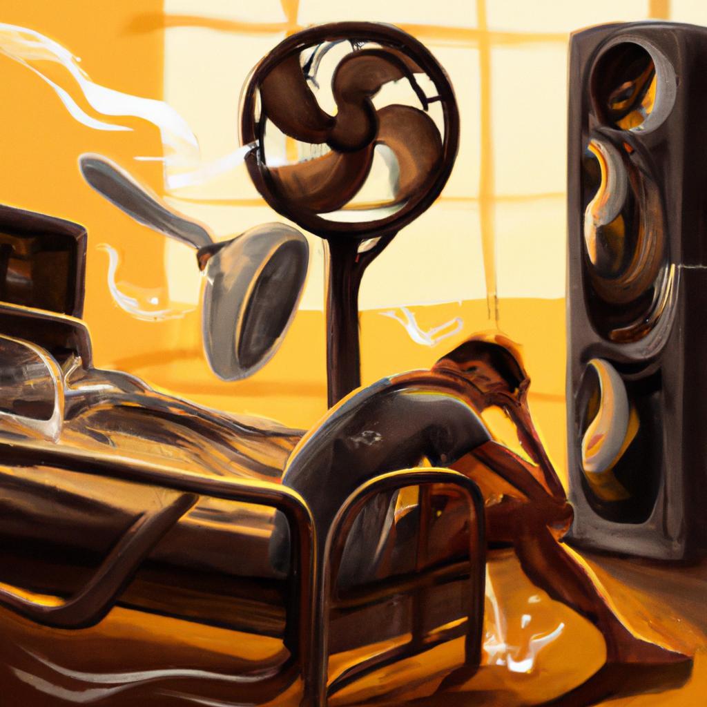 Imagem de capa do post "Descubra o Significado de Sonhar com Ventilador Quebrado!" com um desenho digital