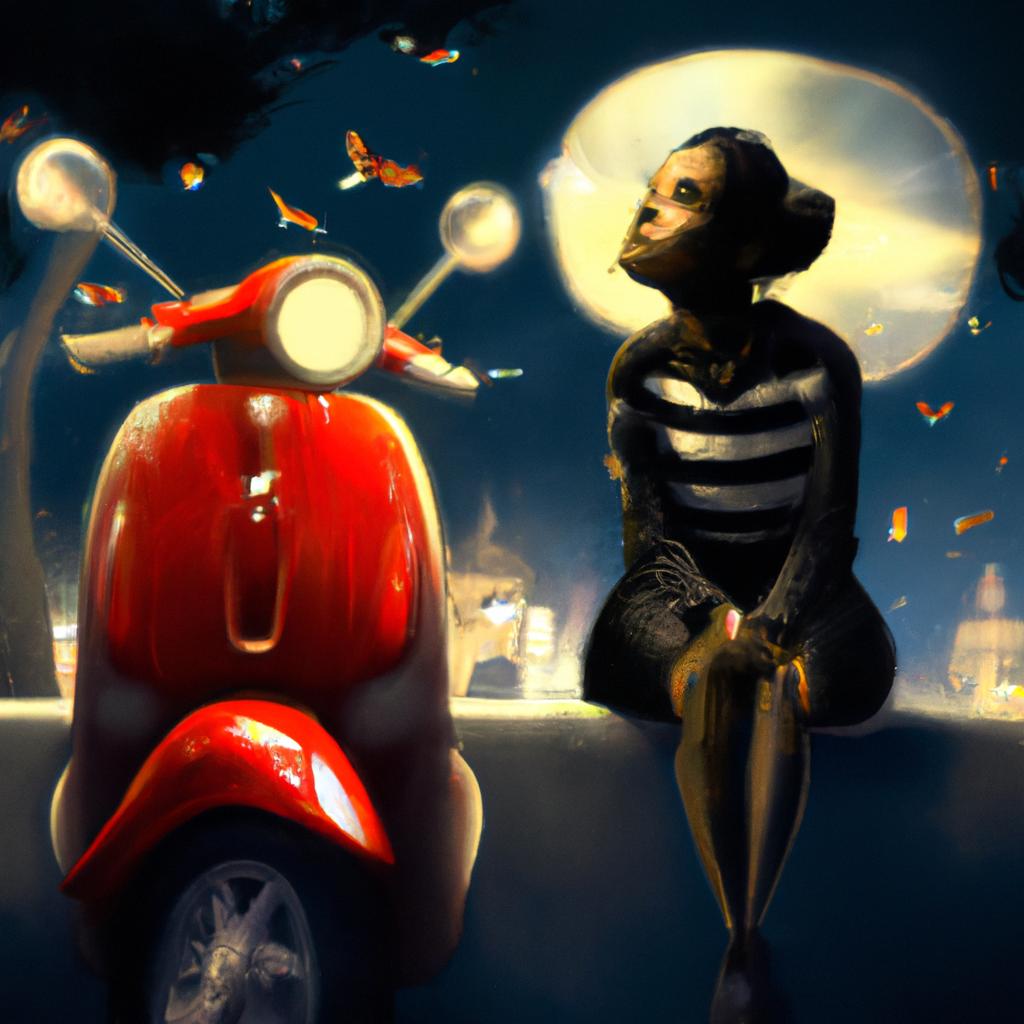 Imagem de capa do post "Descubra o que Sonhar com Vespa Preta Significa!" com um desenho digital