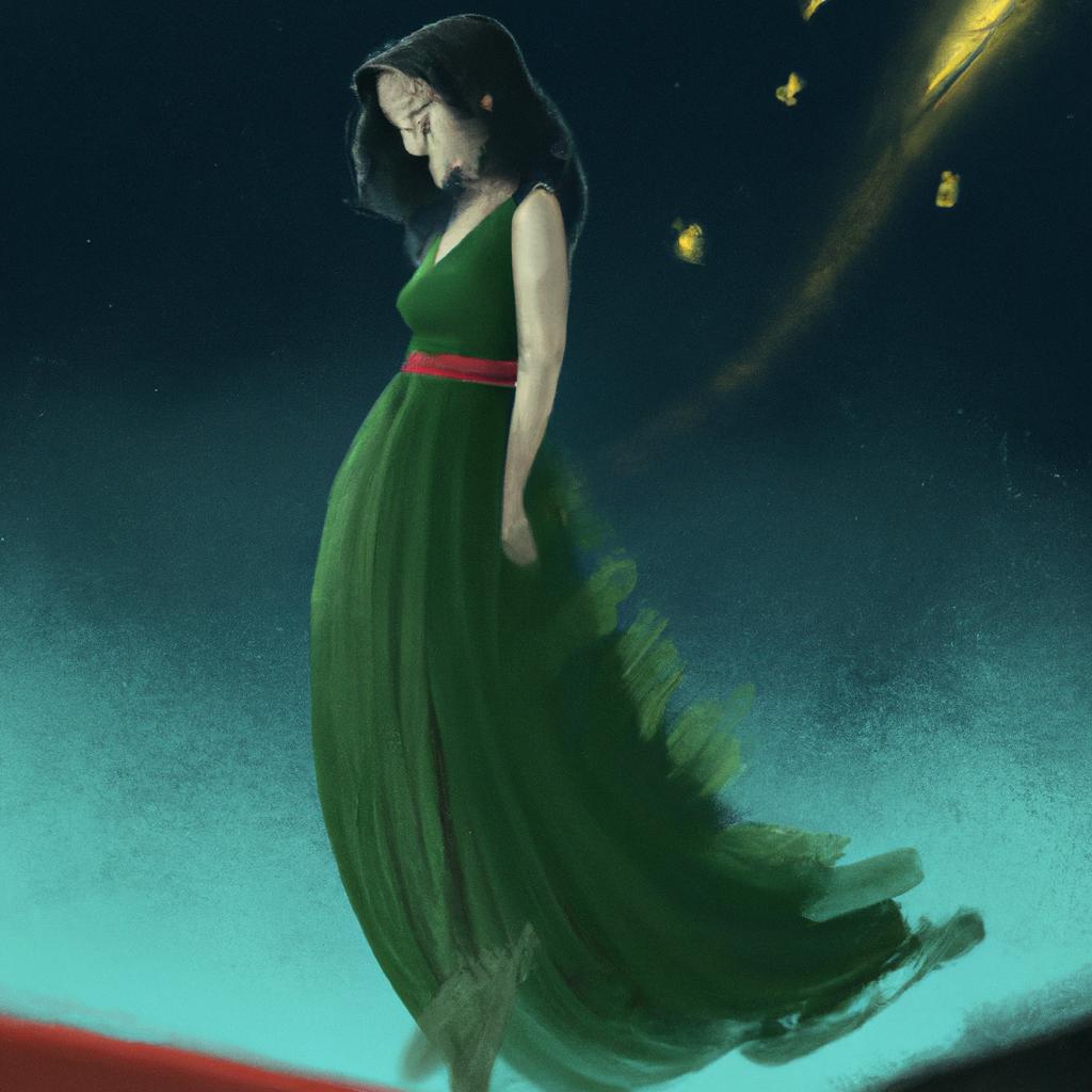 sonhar com vestido verde3