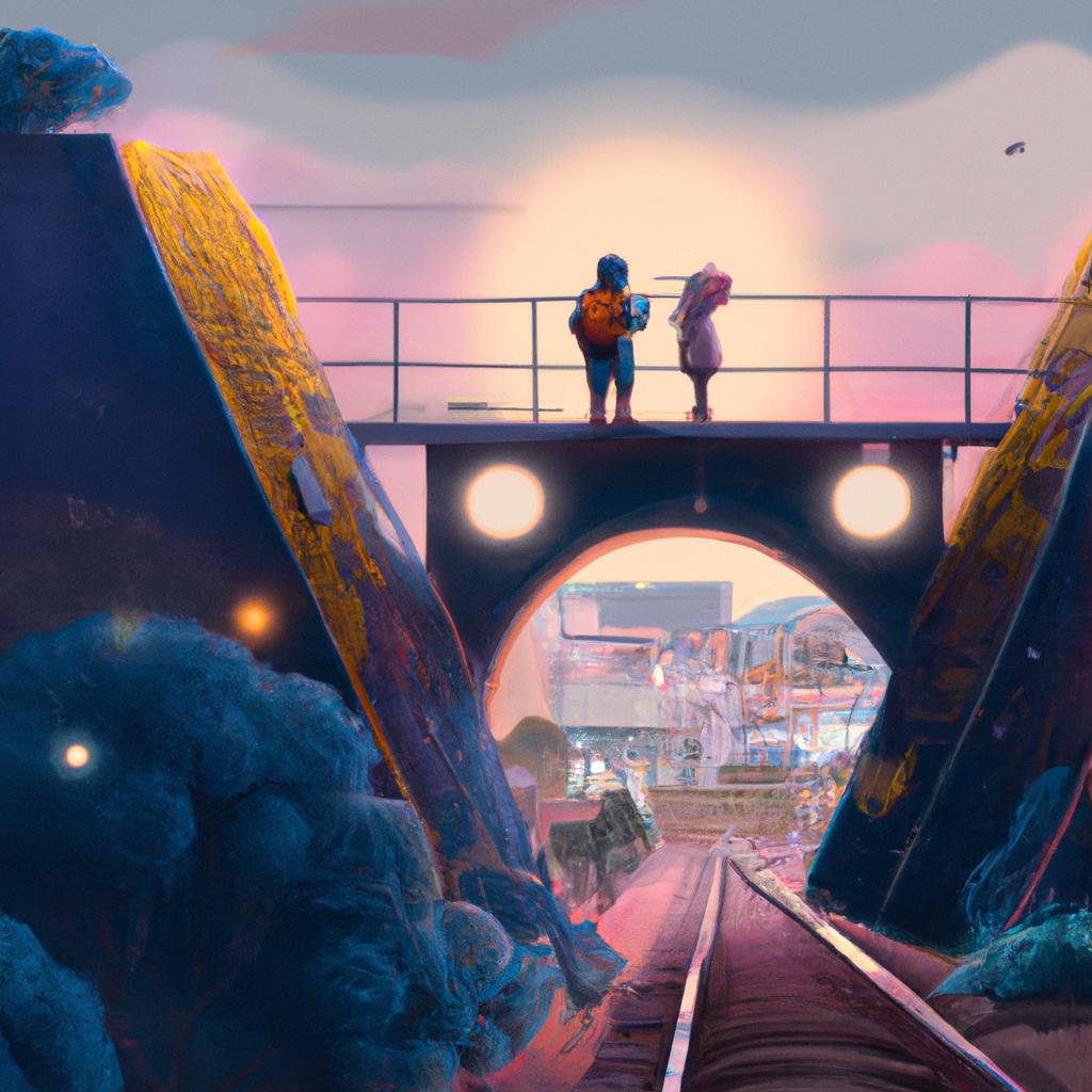 Imagem de capa do post Descubra o que Sonhar com Viaduto Significa! com um desenho digital