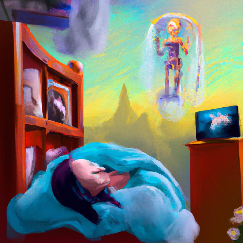 Imagem de capa do post "Sonhar com Vó que já Morreu: Entenda o Significado dos Sonhos" com um desenho digital