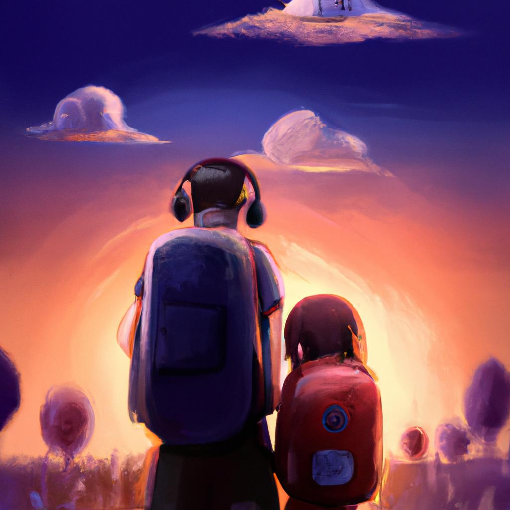 Imagem de capa do post "Sonhar com Volta às Aulas: Significado Revelado!" com um desenho digital