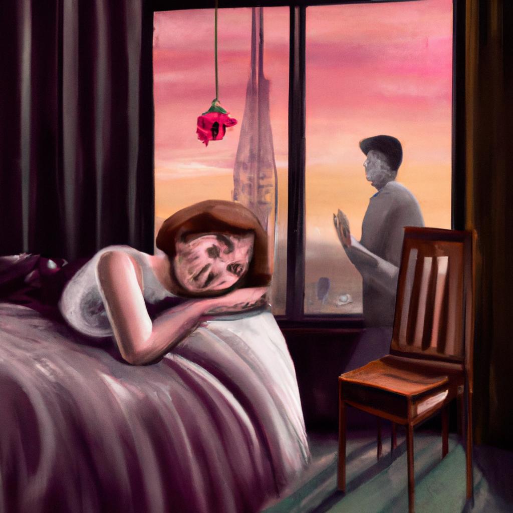 Imagem de capa do post "Sonhando Conversando com Ex Marido: Descubra o Significado!" com um desenho digital