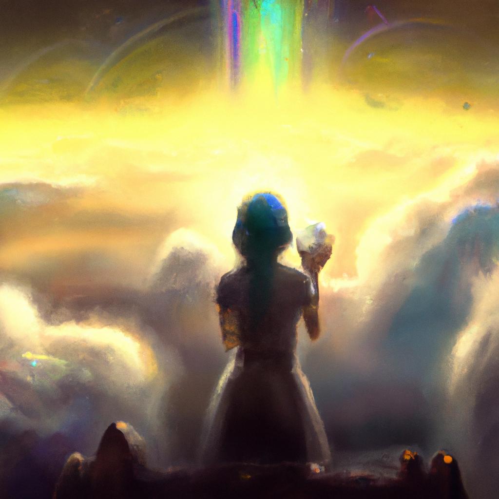 Imagem de capa do post Sonhar com Deus: Descubra o Significado de Seus Sonhos! com um desenho digital