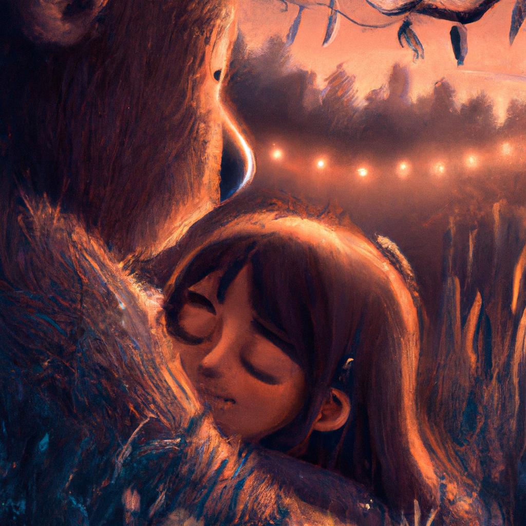Imagem de capa do post "Sonhar Fazendo as Pazes: Descubra o Significado de Seu Sonho!" com um desenho digital