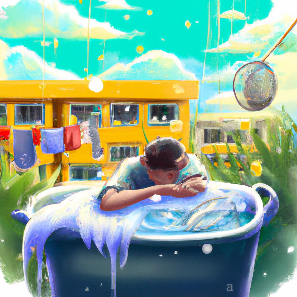 sonhar lavando quintal com agua limpa2