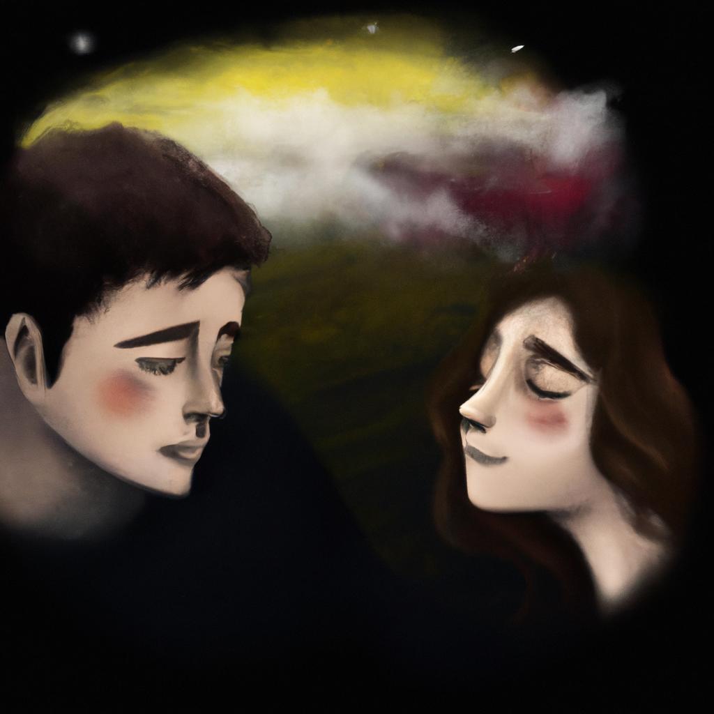 Imagem de capa do post "Descubra o que Significa Sonhar que Briga com Marido!" com um desenho digital