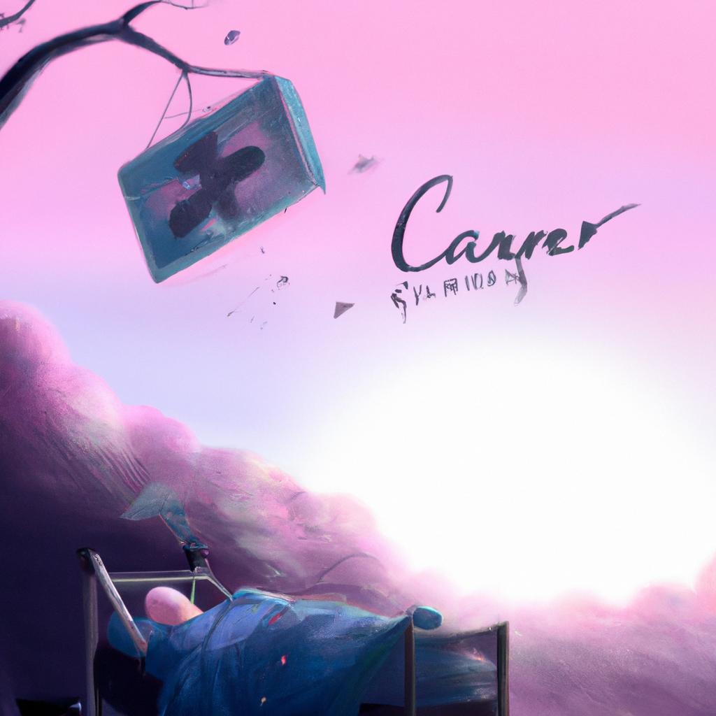 Imagem de capa do post "Câncer e o Significado do Sonho de Morrer: Entenda!" com um desenho digital