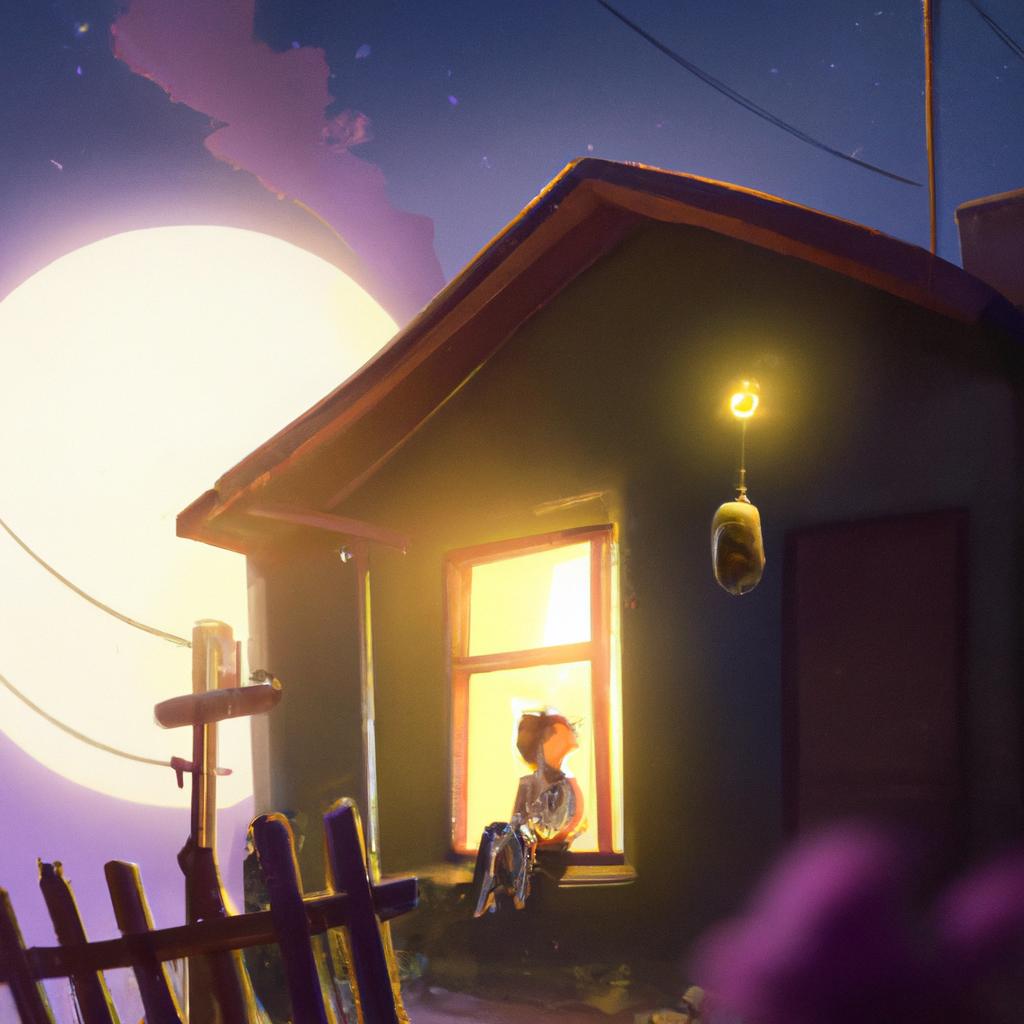 Imagem de capa do post "Sonhei com Casa? Descubra o Significado Oculto!" com um desenho digital
