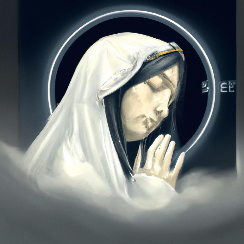 Imagem de capa do post "Descubra o que Significa Sonhar com Imagem de Santo!" com um desenho digital