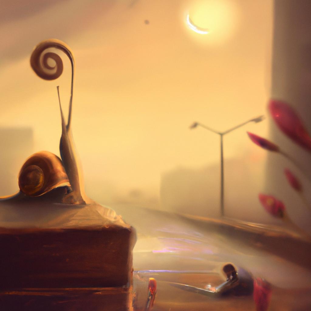 Imagem de capa do post "Sonhei com Lesma: Descubra o Significado deste Sonho!" com um desenho digital