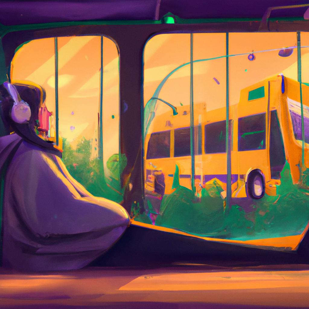 Imagem de capa do post "Sonhei com Ônibus? Descubra o Significado dos Sonhos!" com um desenho digital
