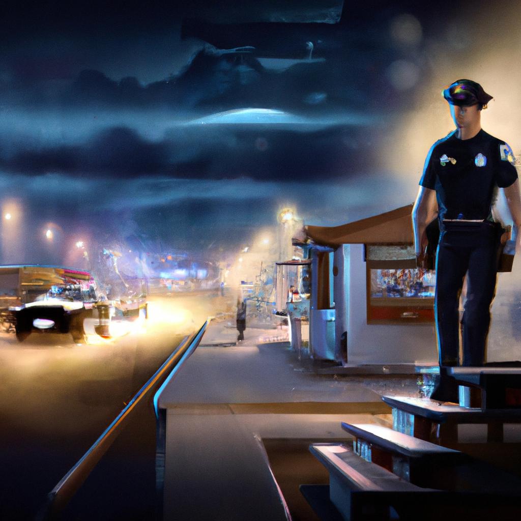 Imagem de capa do post "Sonhei com Polícia? Descubra o Significado dos Seus Sonhos!" com um desenho digital