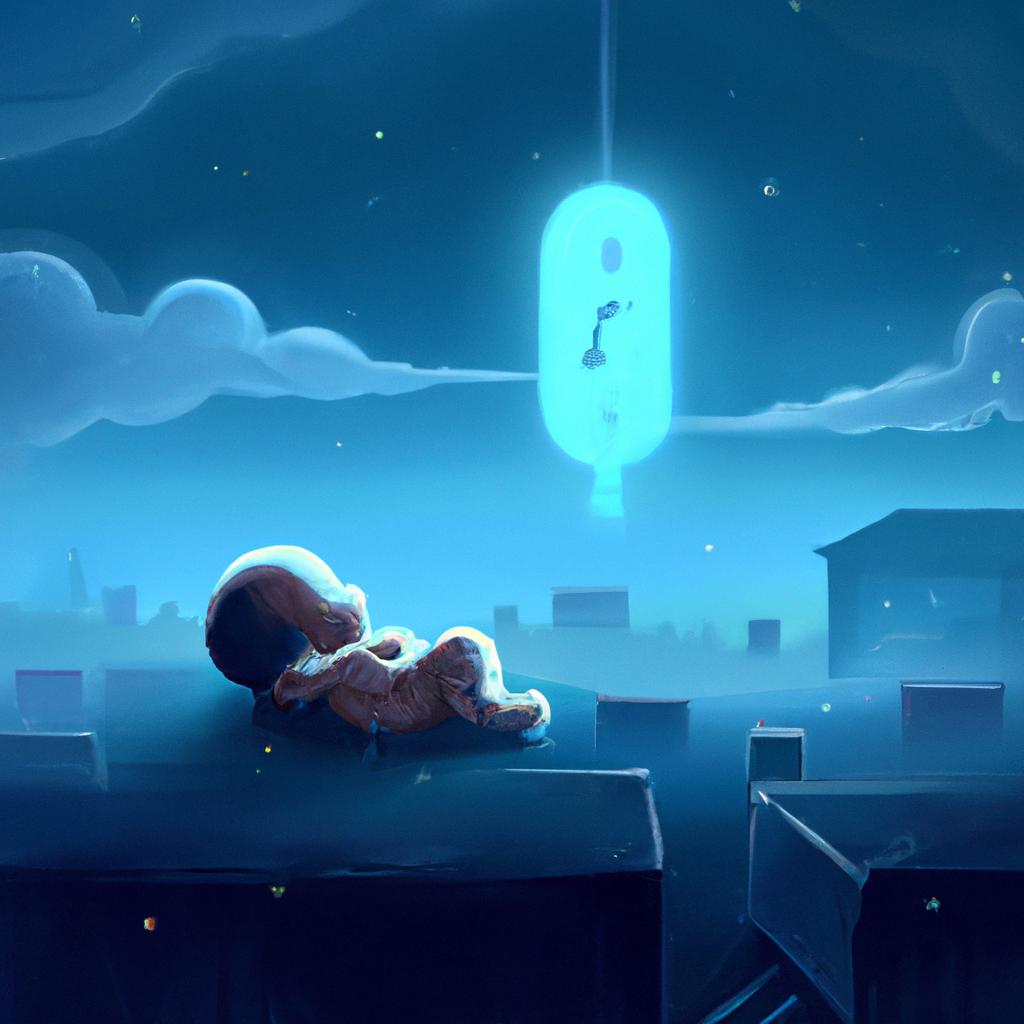Imagem de capa do post "Descubra o Significado de Sonho com Bebê Morto!" com um desenho digital