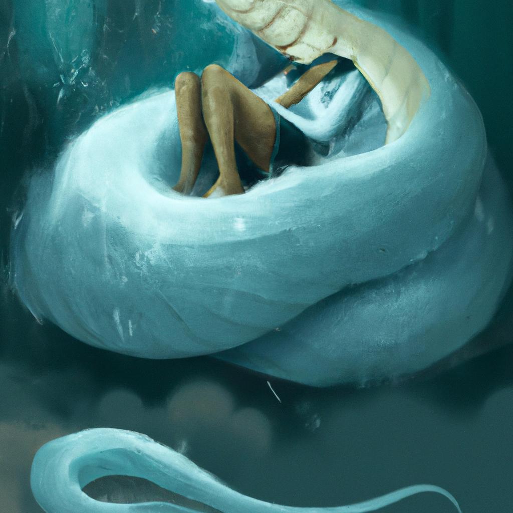 Imagem de capa do post Sonho com Cobra Branca: Descubra Seu Significado! com um desenho digital