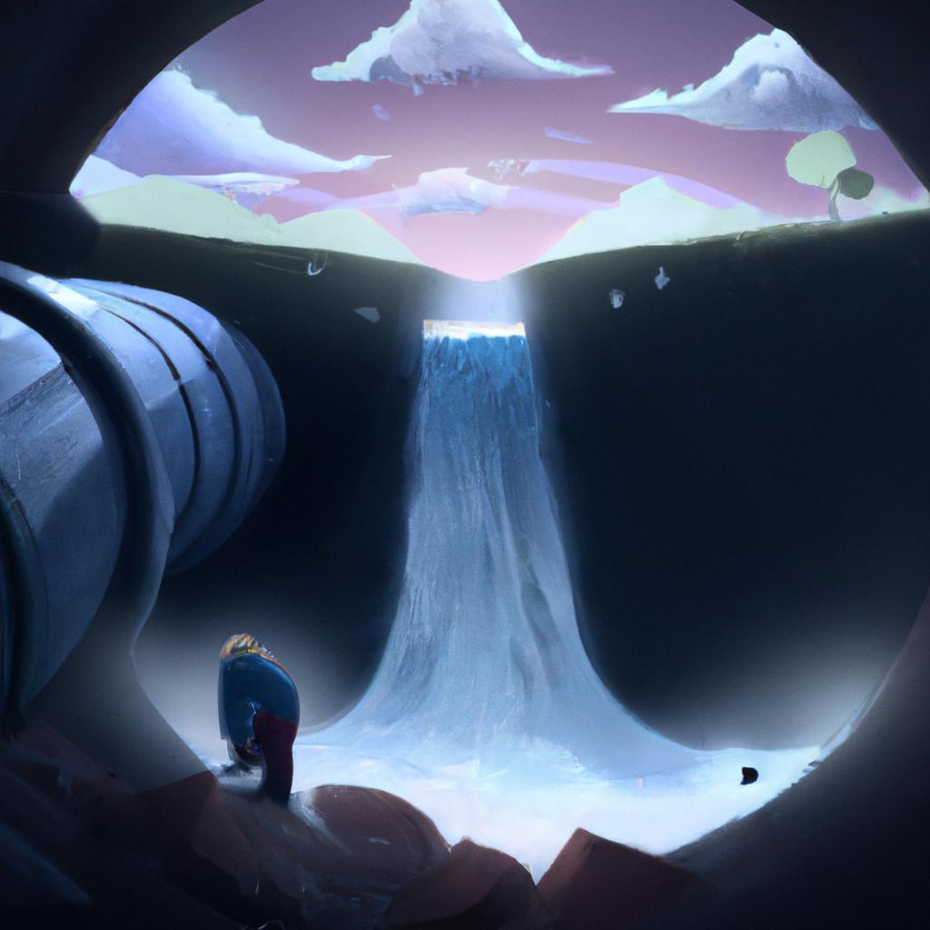 Imagem de capa do post "Descubra o Significado do Sonho com Esgoto!" com um desenho digital