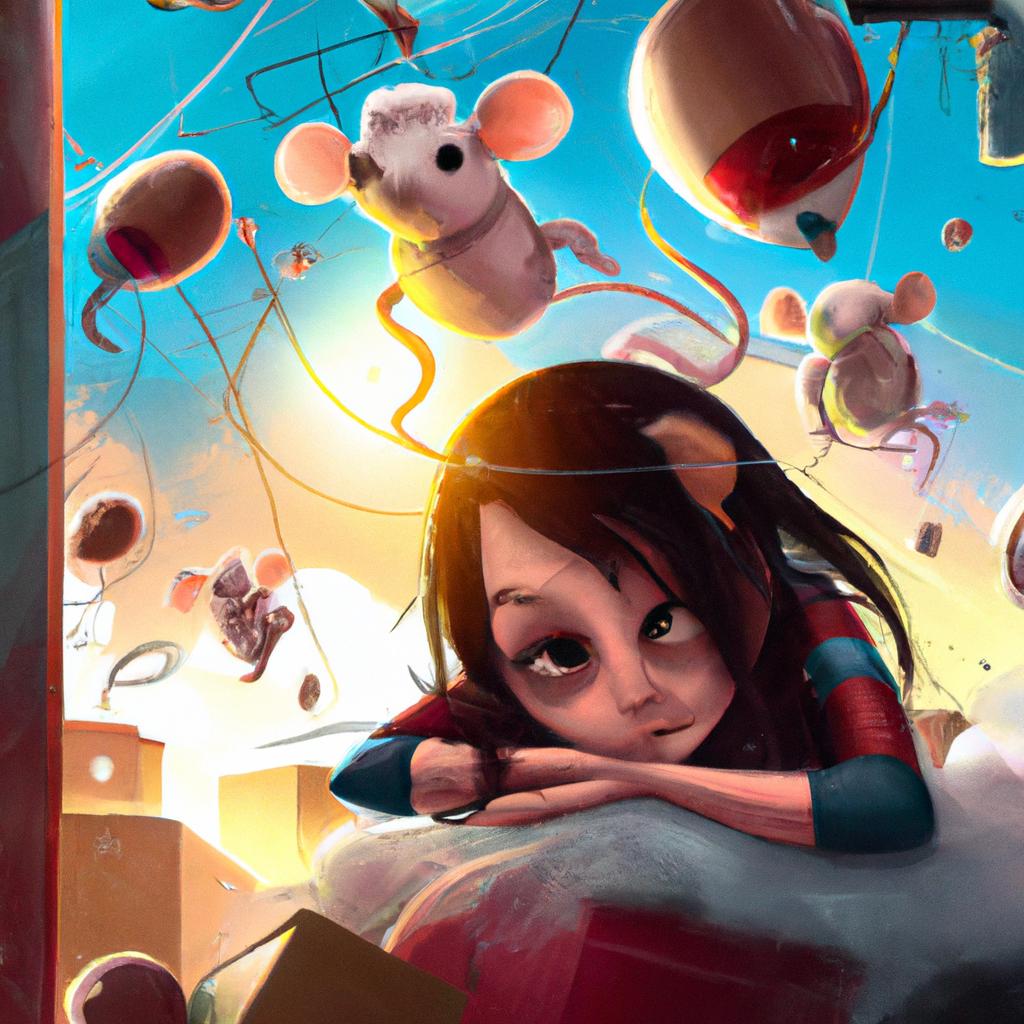 Imagem de capa do post "Descubra o Significado de Sonhos com Ratos Mordendo!" com um desenho digital