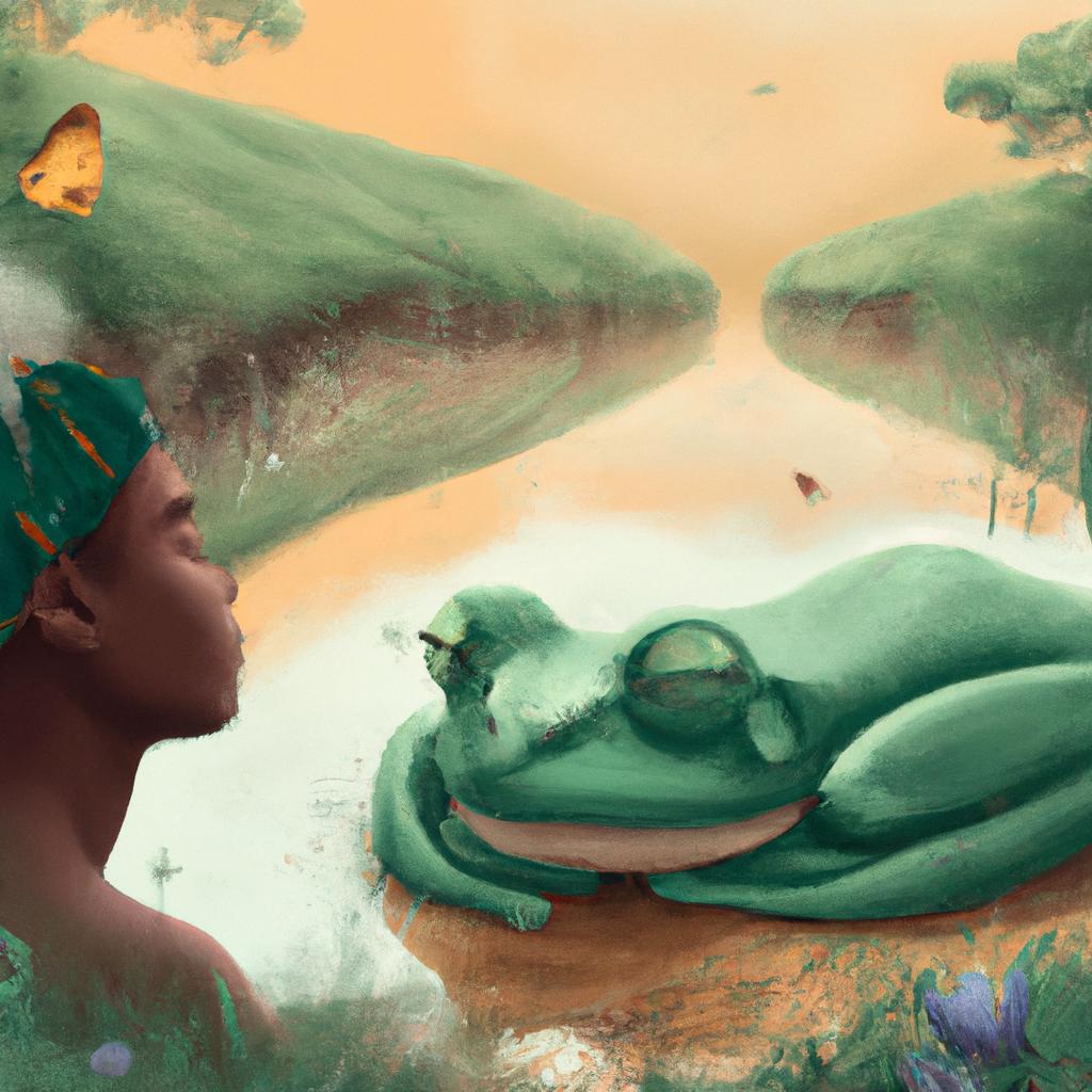 Imagem de capa do post Descubra o Significado do Sonho com Sapo! com um desenho digital